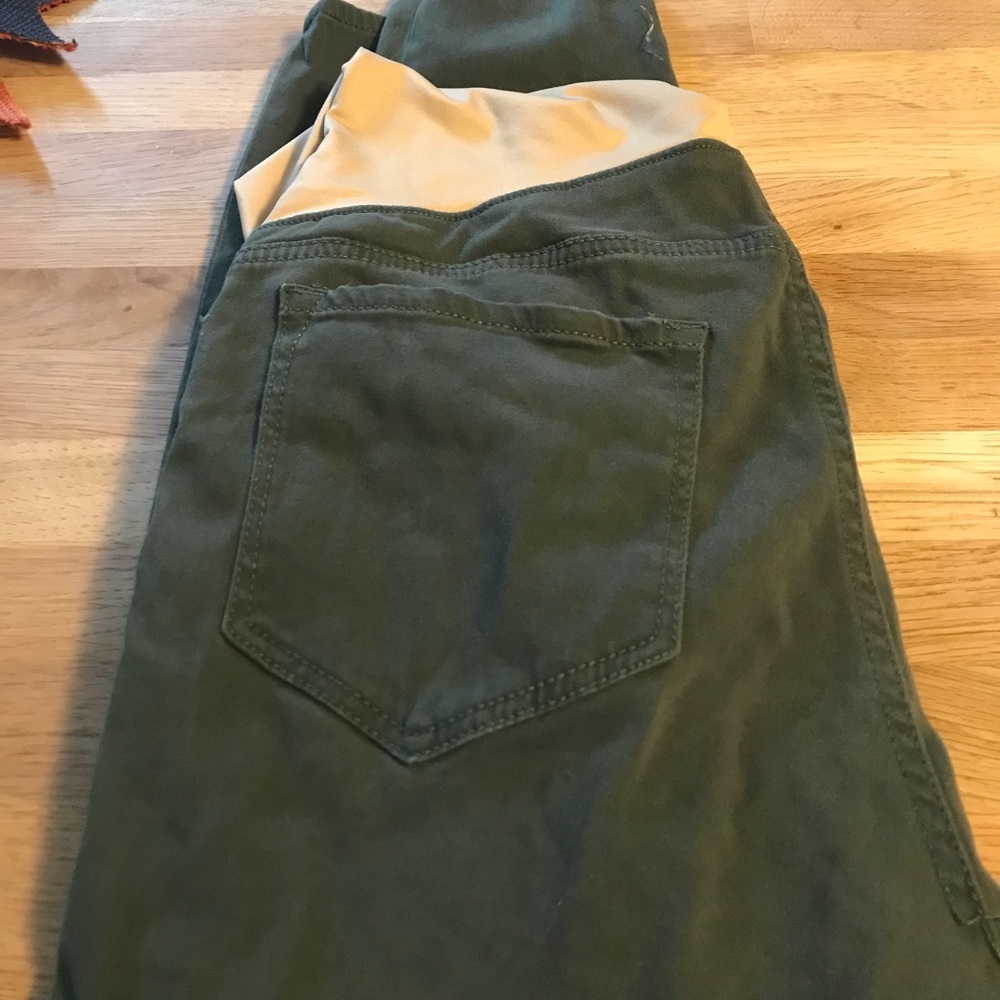 Maternity jeans - army green